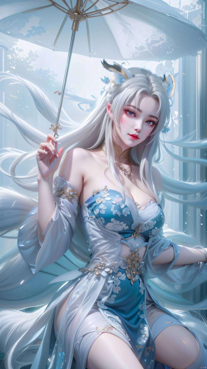 高清画质带你领略完美天狐仙子的静谧之美