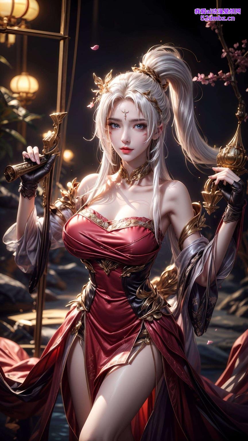 绝美壁纸包炸裂来袭！AI国漫女神天狐仙子