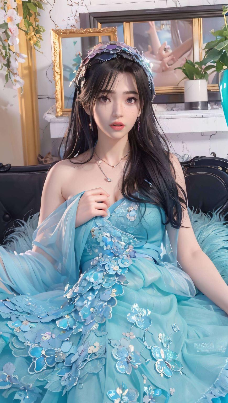 这御姐美女眷思量壁纸细节满分