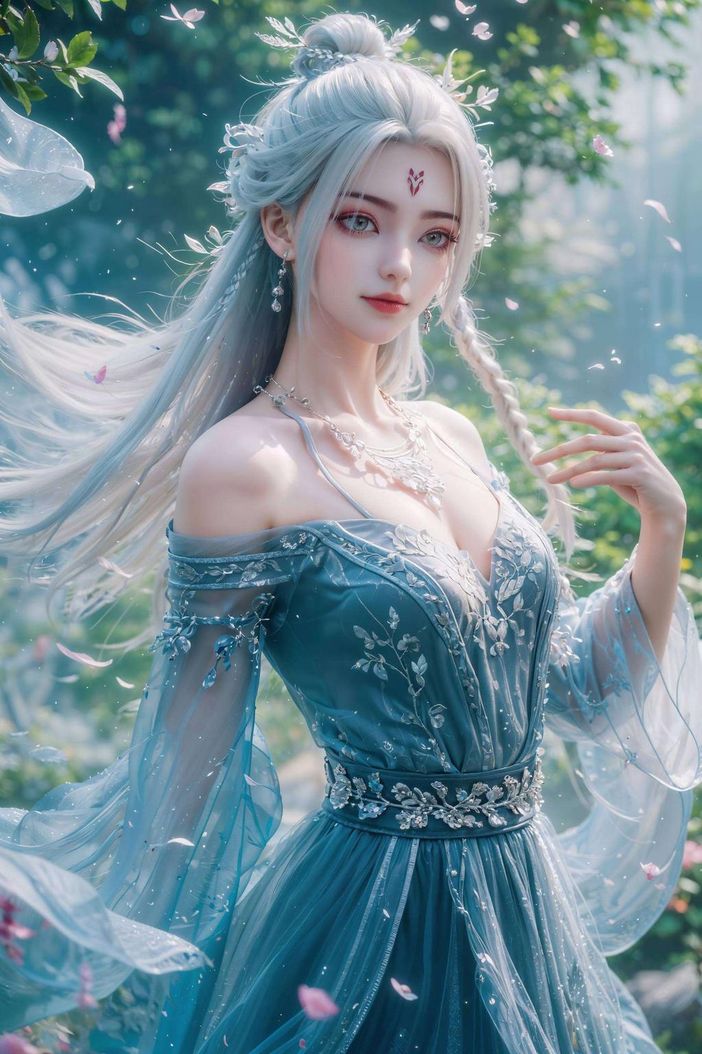 细节栩栩如生小白仙姿