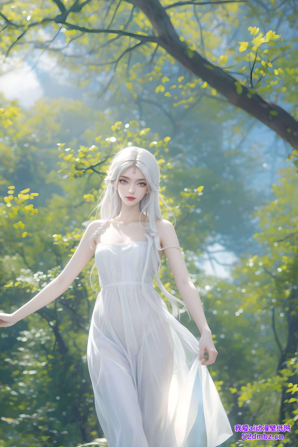 高清壁纸小白仙子翩翩舞