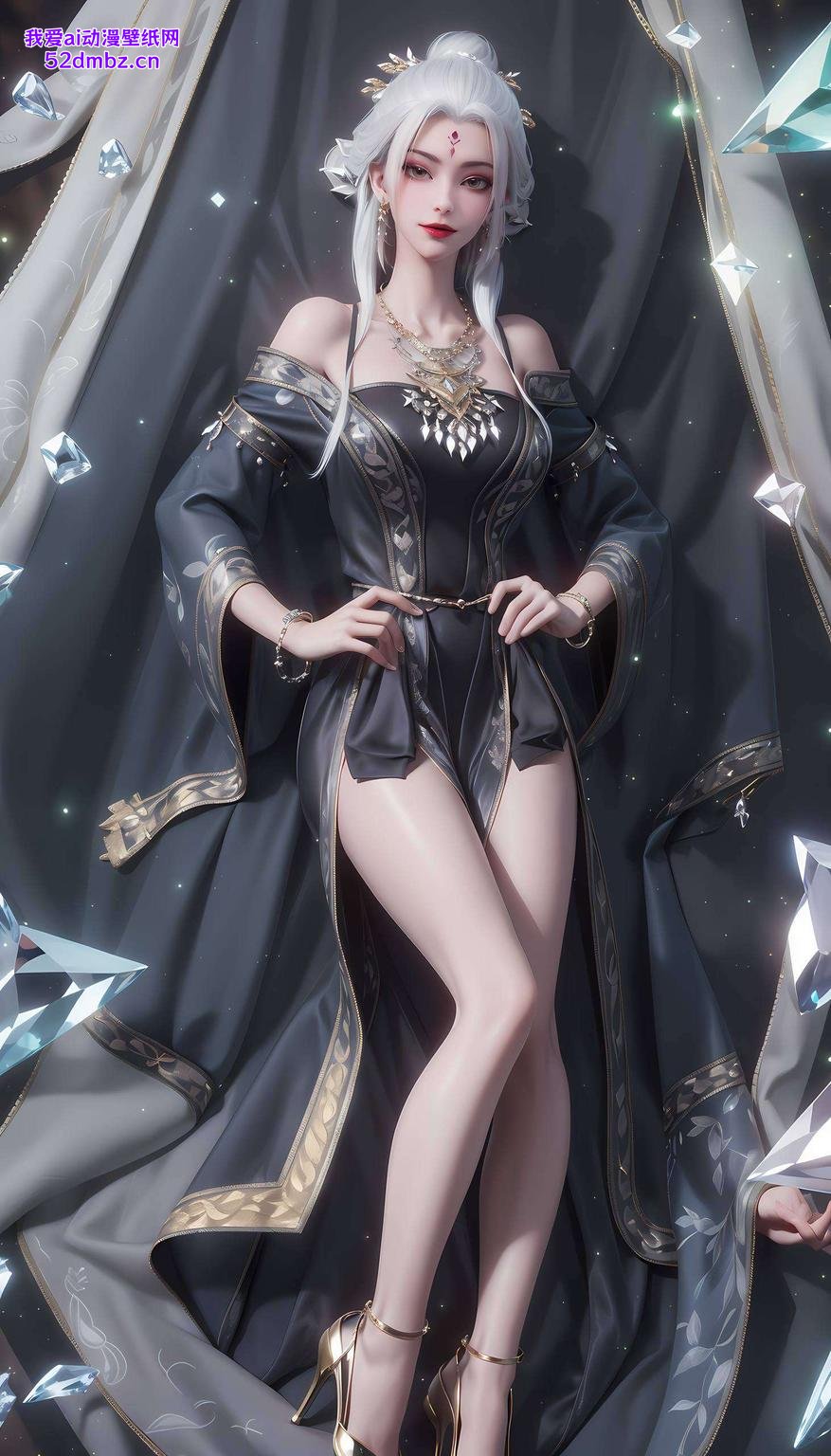 这款壁纸带你领略国漫之美小白仙姿