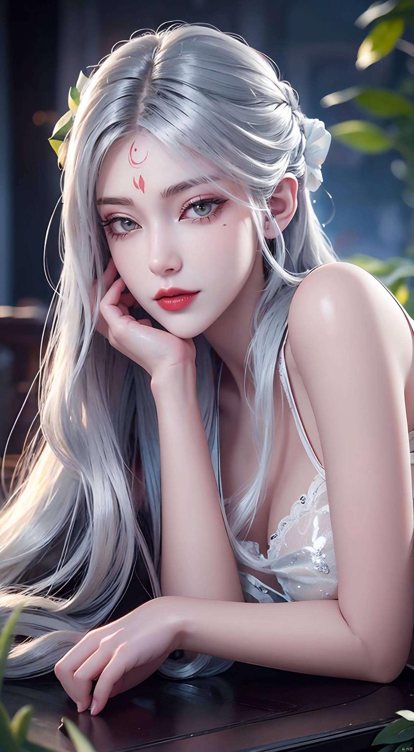 电脑宽屏展示这款《诛仙》小白高清壁纸