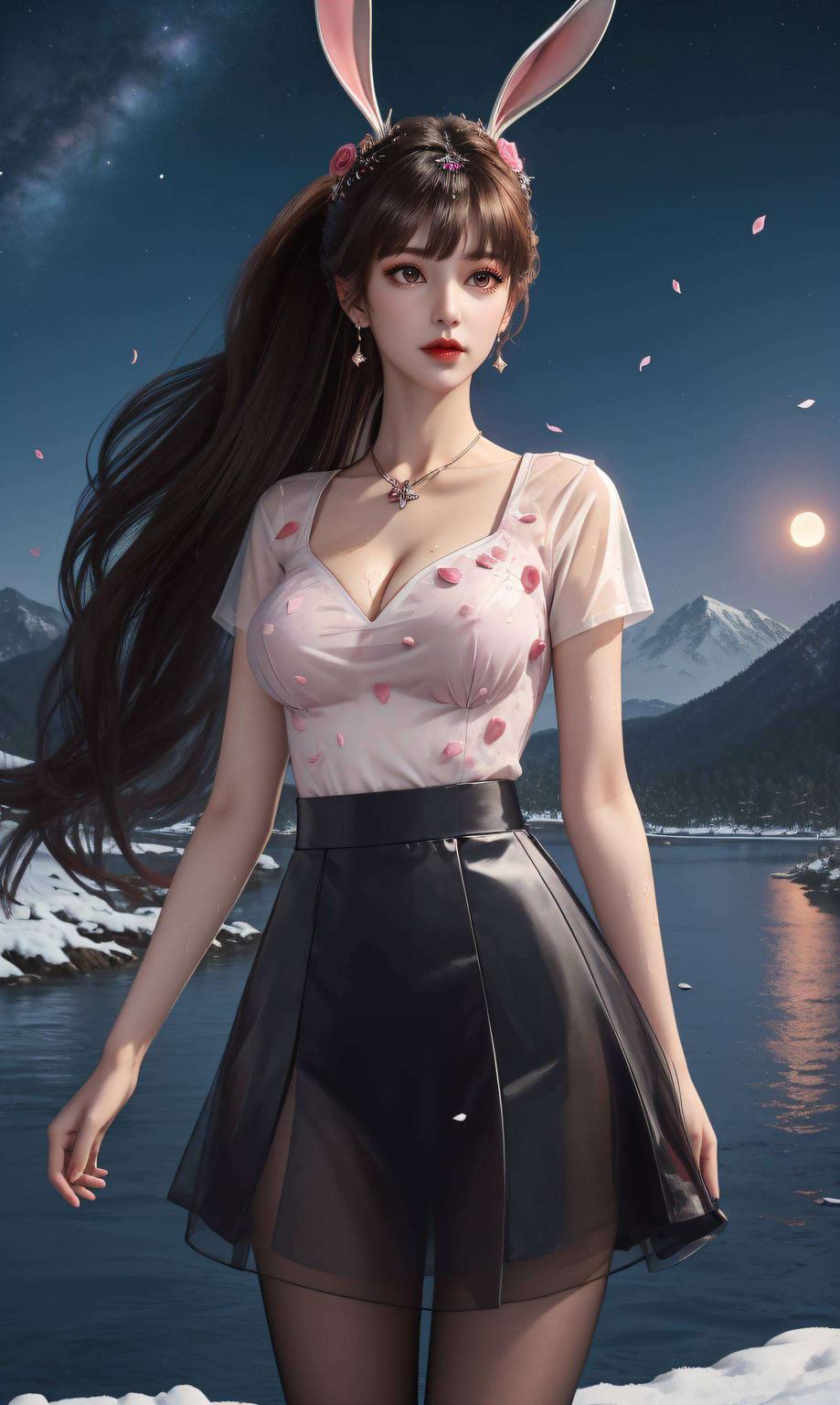 高清壁纸映笑颜年轻小舞跃动间