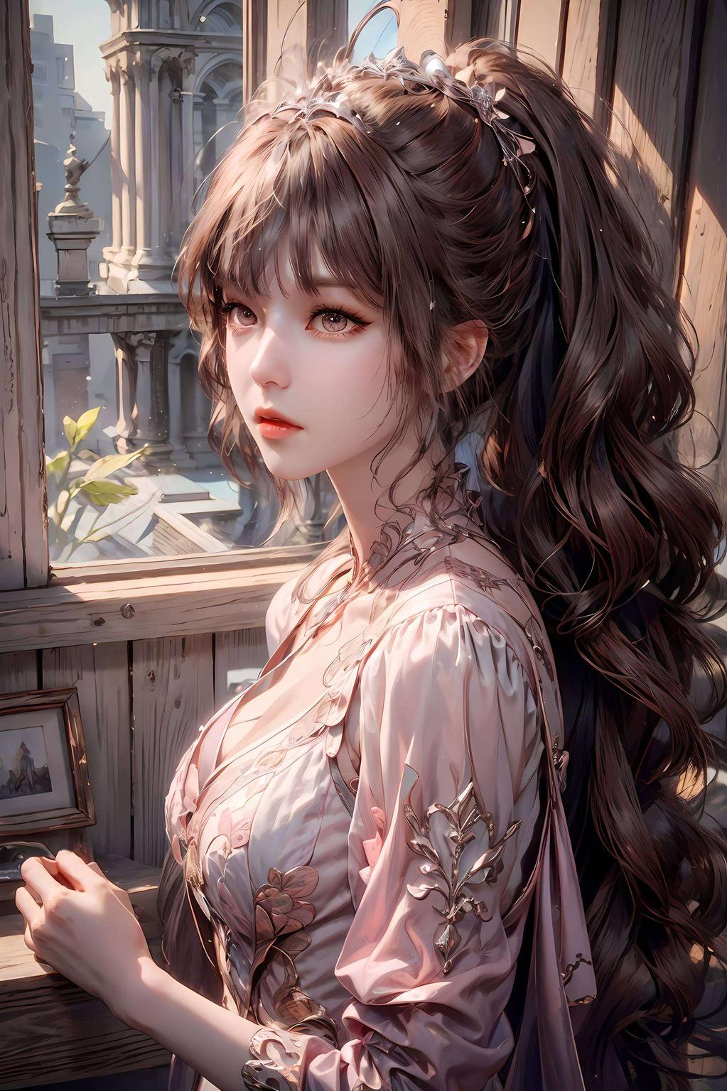 暗房中光影交错这款逃脱主题壁纸