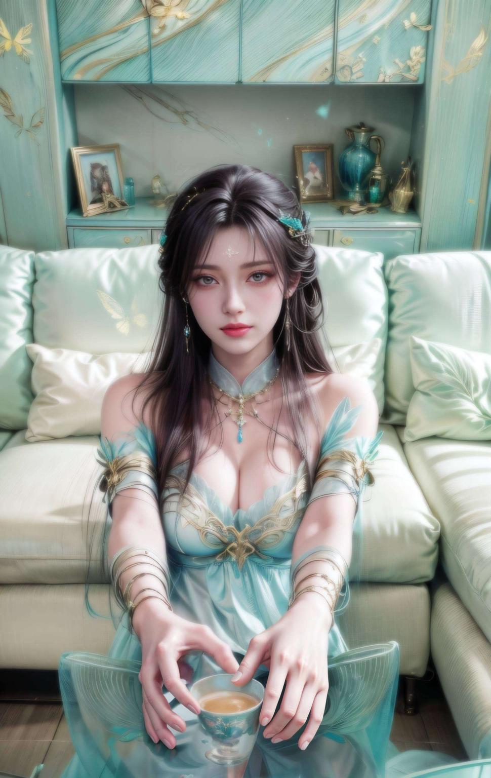 让你的电脑桌面焕然一新这款萧薰儿AI绘画壁纸