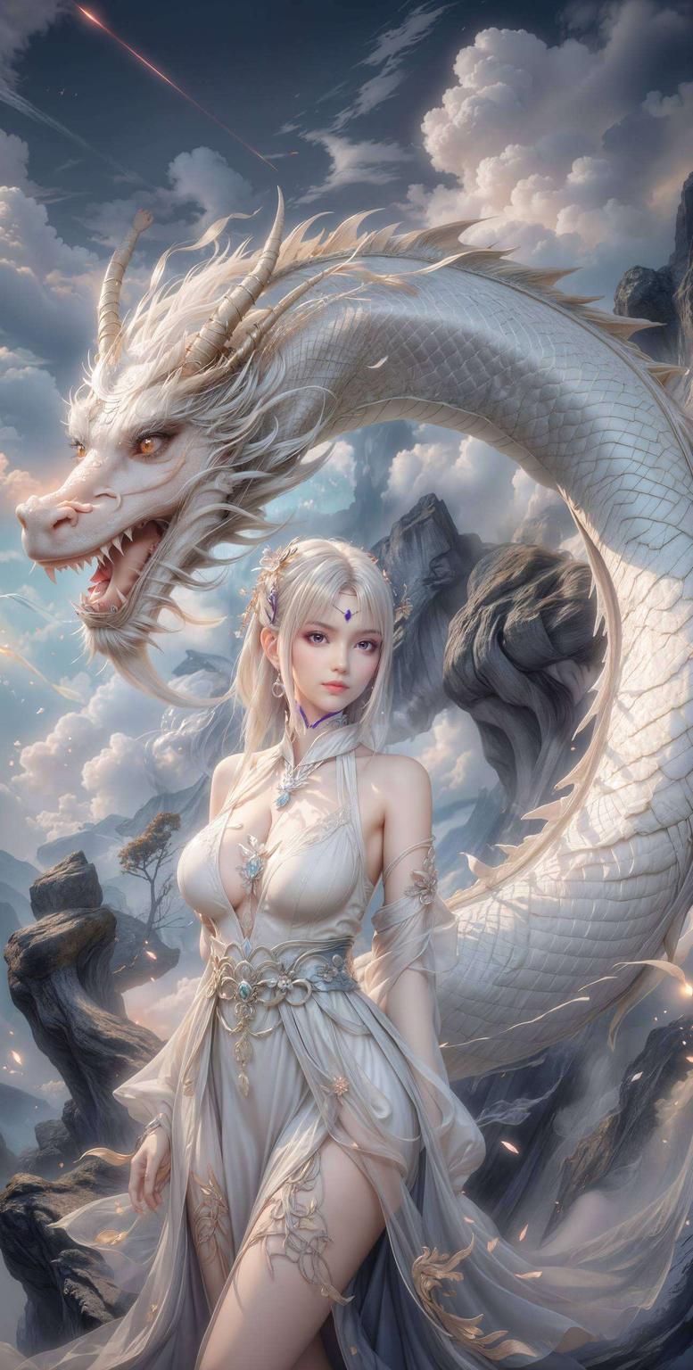 国漫小医仙清新上线！高清细腻简洁风苹果壁纸