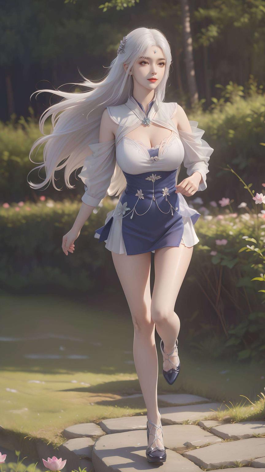 古香古色完美像素如画中行医仙子