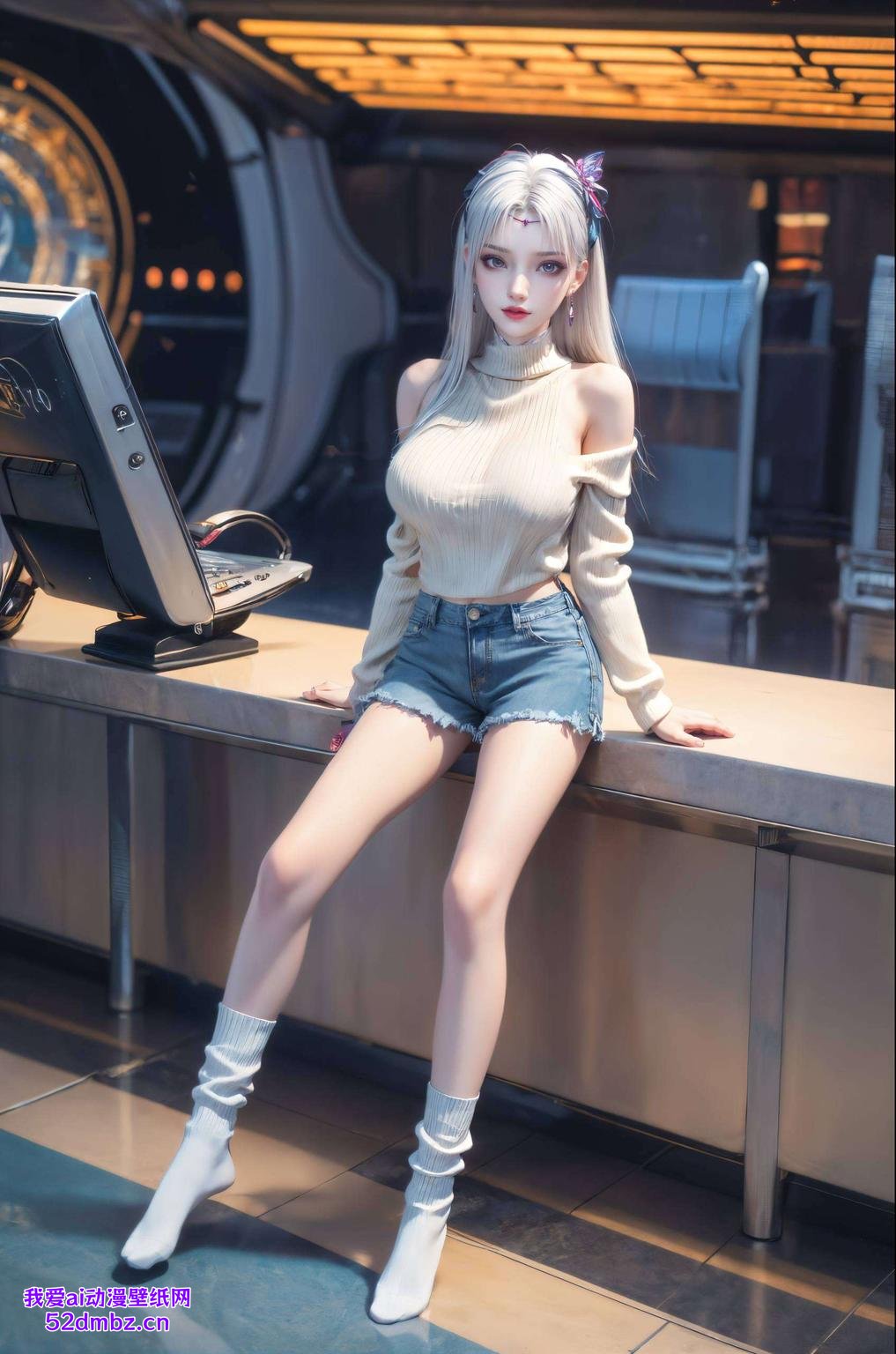 清新治愈电脑桌面上的二次元风情