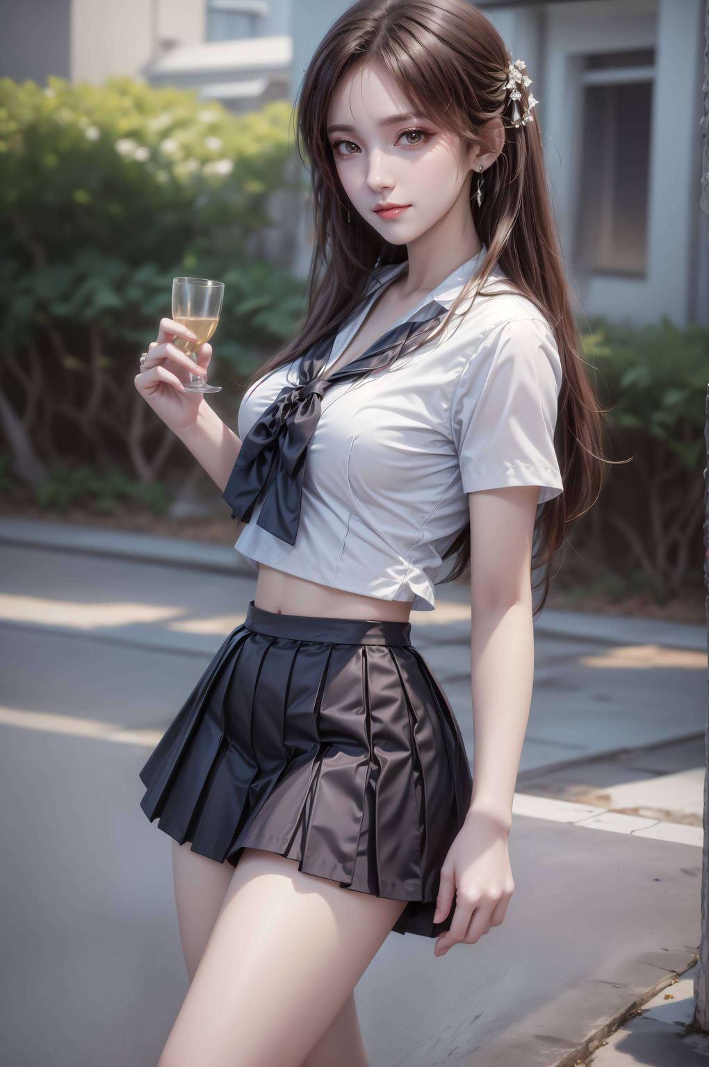 特别适合用作电脑背景哦！看看这款以《吞噬星空》中徐欣为原型的全身壁纸