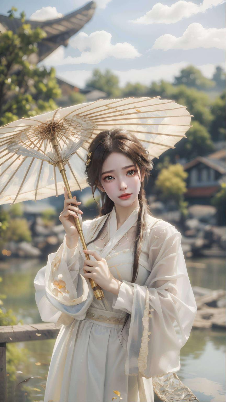 特别推荐给喜欢国风的你！🌸姚曦的美照简直让人心动！🌟快来看看这款壁纸的入口在哪里