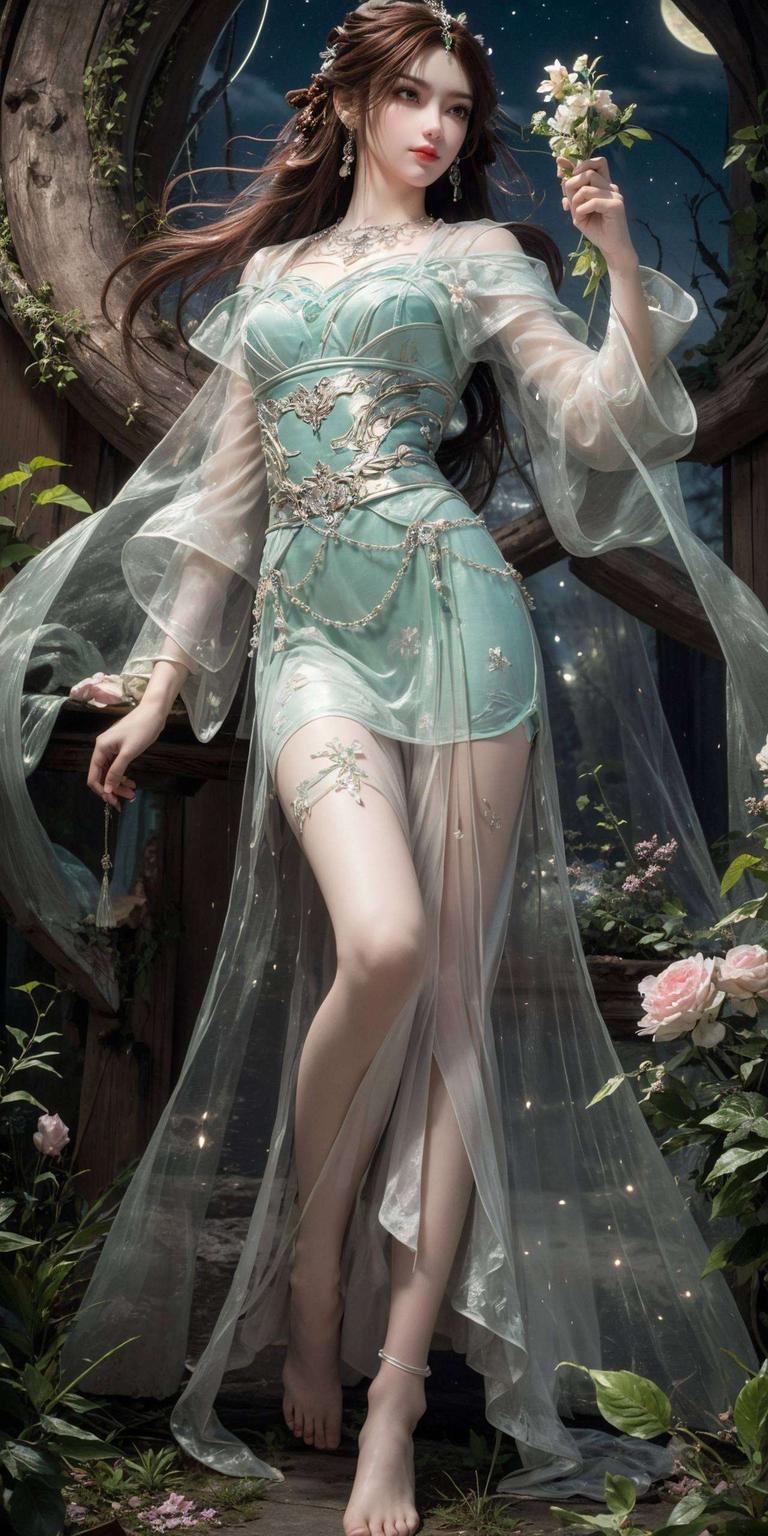 让人一见倾心细腻得仿佛能触摸到她的仙气！每一帧都完美捕捉了她的灵动与柔美