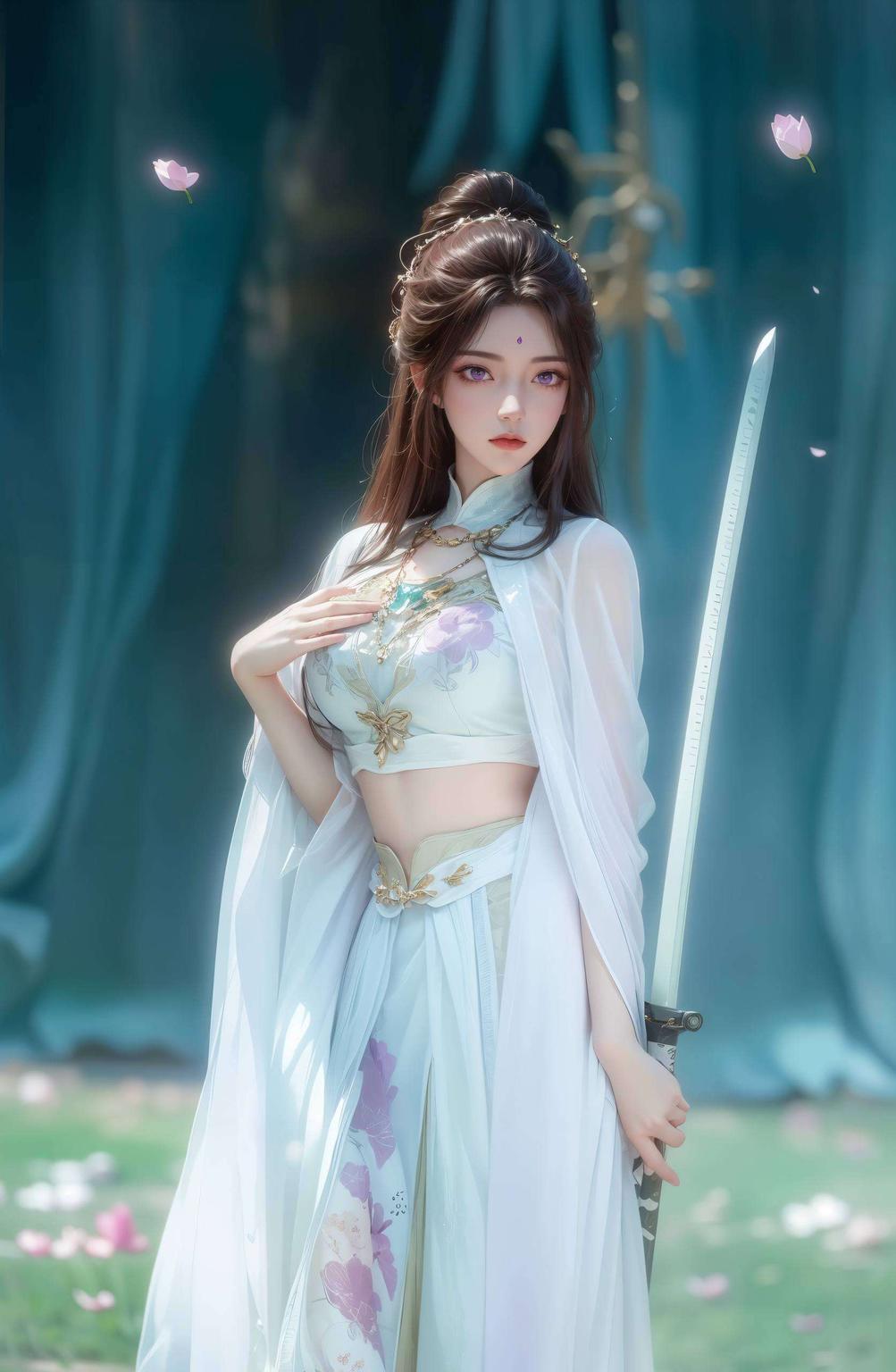 今天给大家带来一款超美的月婵正脸高清壁纸让你的手机瞬间变身二次元梦幻世界！