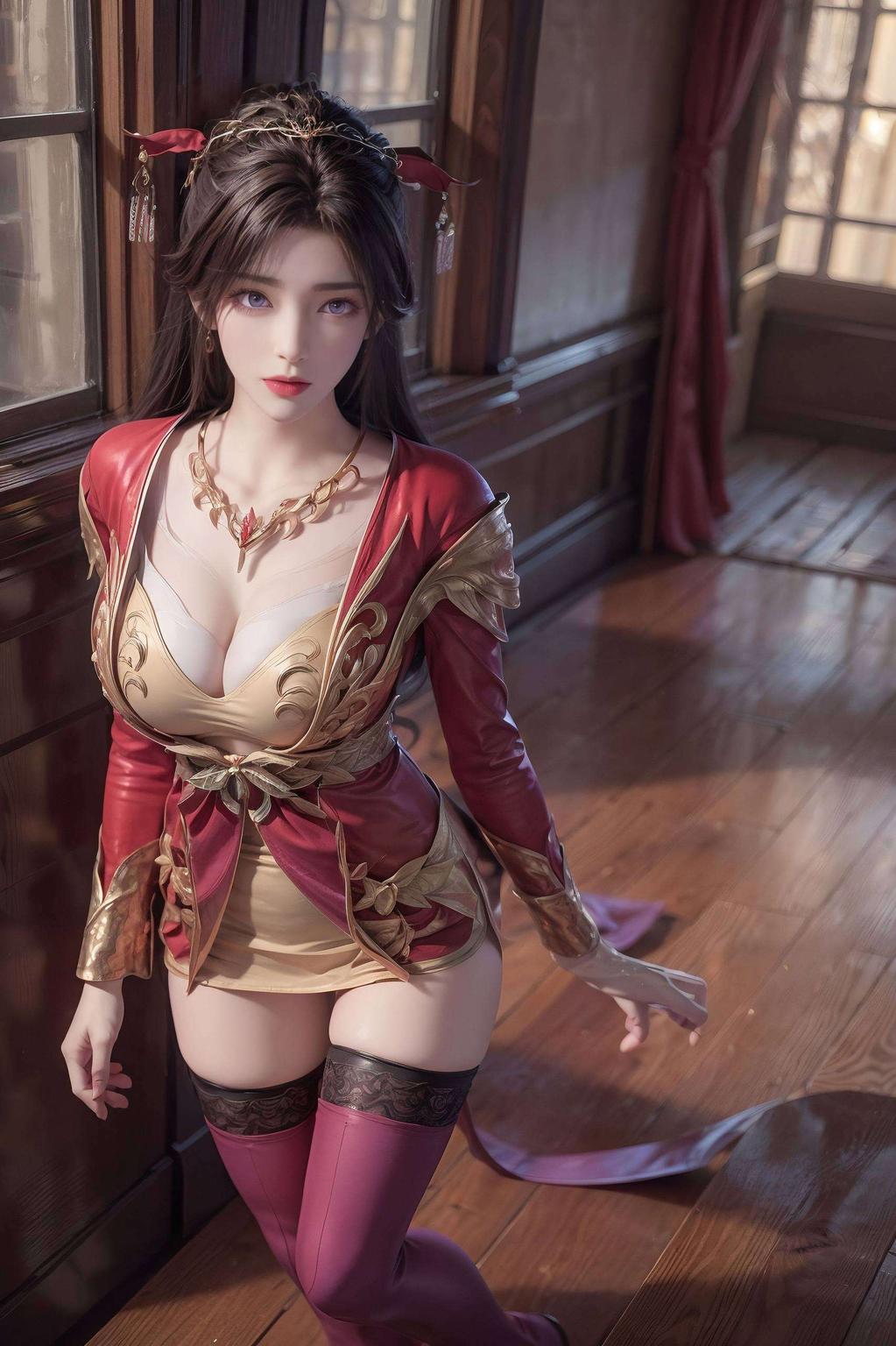 护眼色调搭配这款月婵高清动漫壁纸