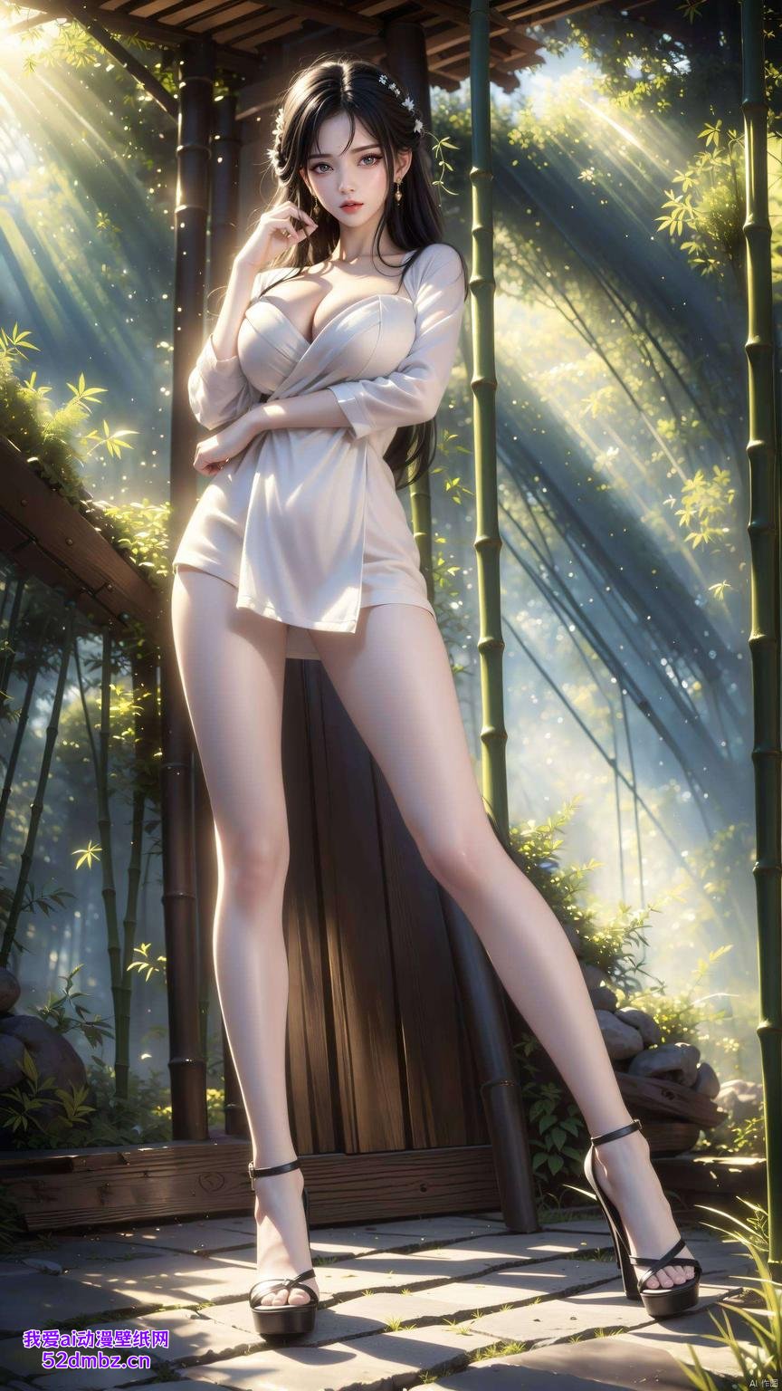 电脑艺术壁纸美腿如画