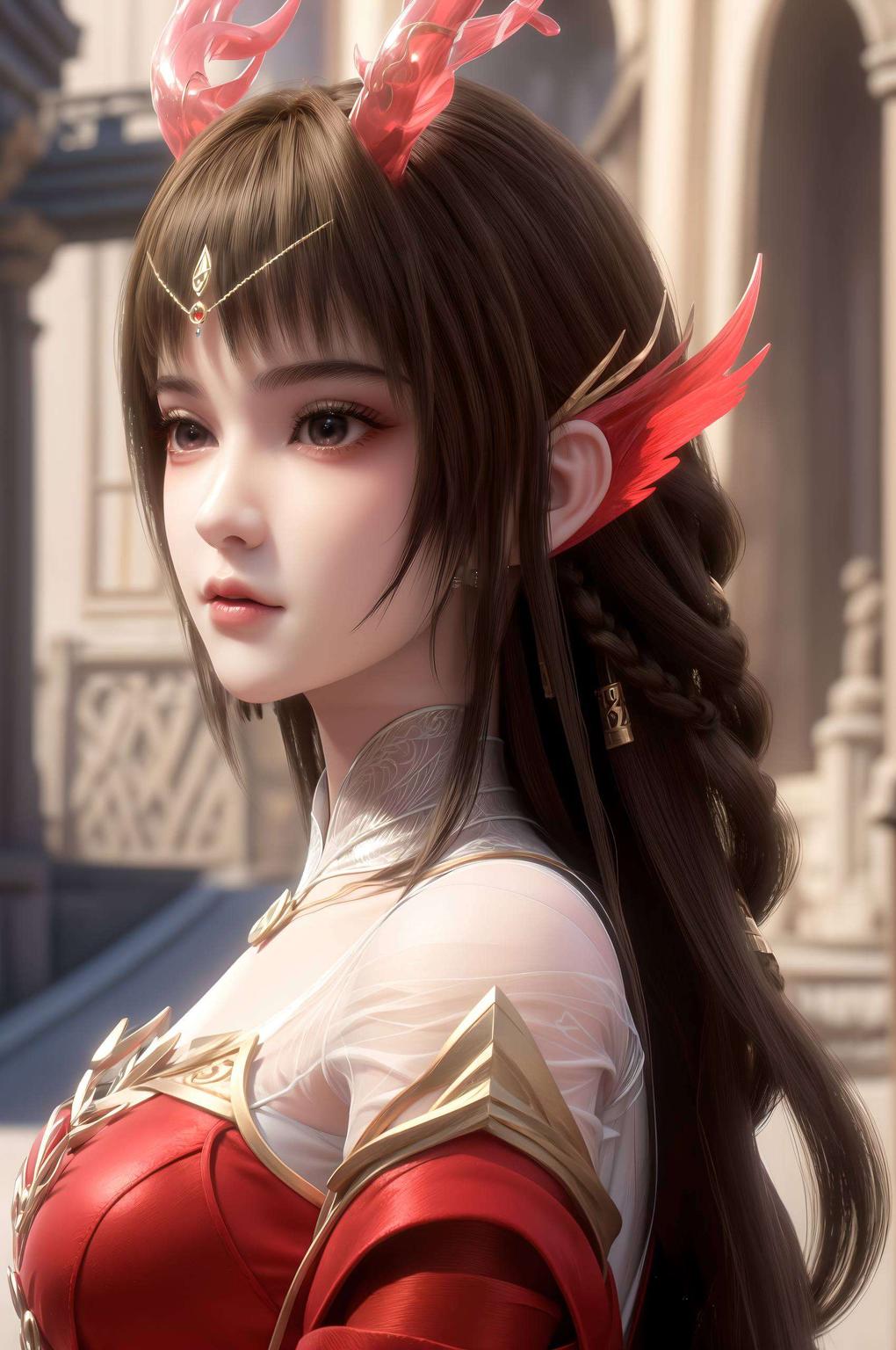 这款【ai素材云落高清全身壁纸无水印】绝对让你眼前一亮！淡雅的色彩让你的手机瞬间变身古风美人！