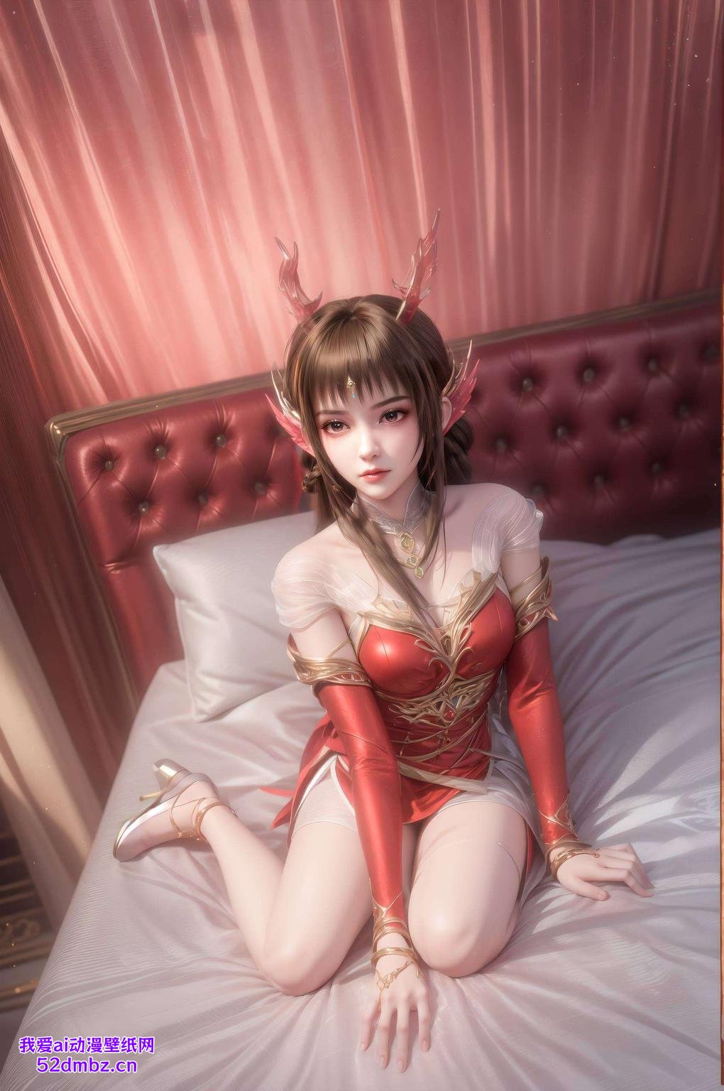 粉色梦幻云落超酷图片