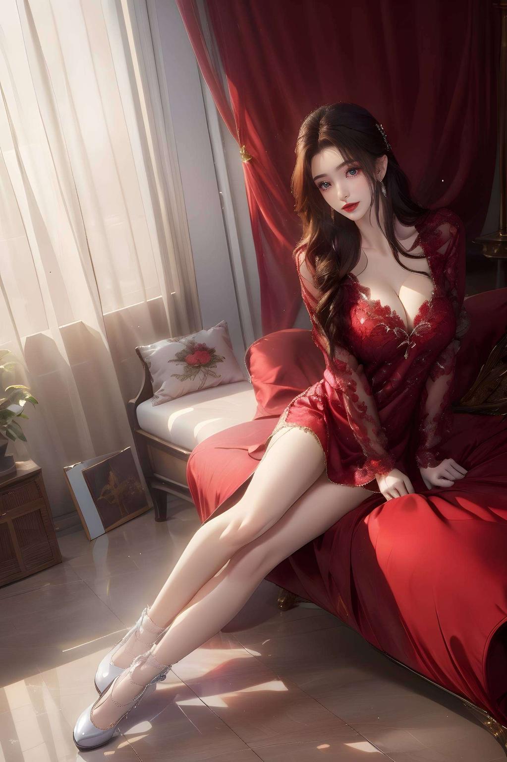 主角是我们神秘的云曦仙子！这款AI壁纸美得让人心动