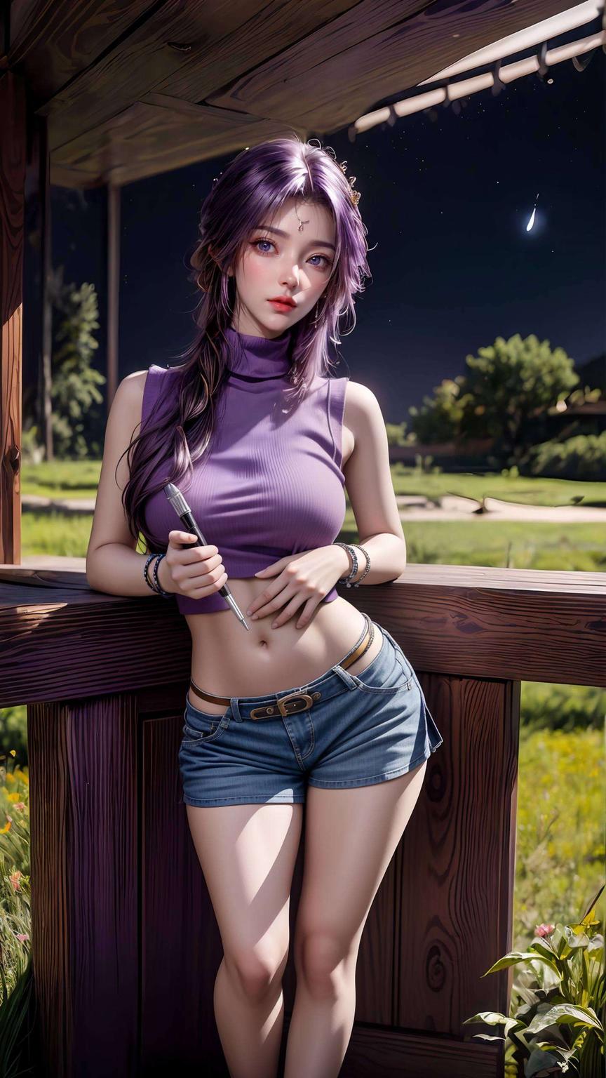 电脑漫画壁纸免费送你一抹静谧天空