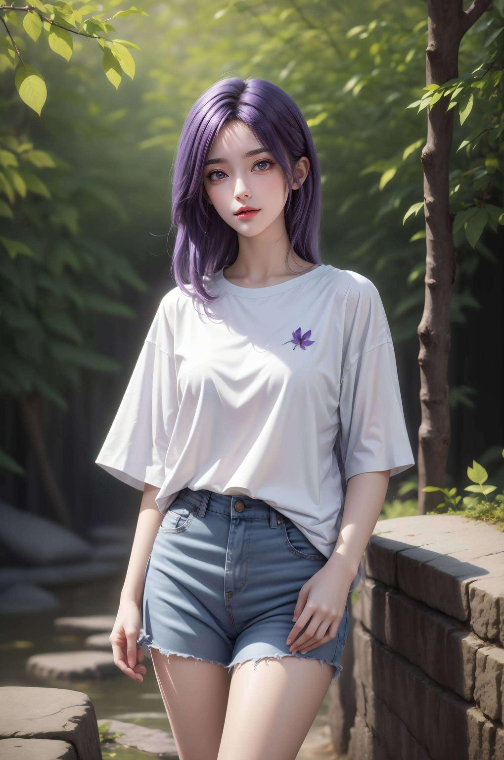 今天给大家带来一款超治愈的二次元壁纸！这款电脑粉色系的请君云曦高清壁纸“大家好