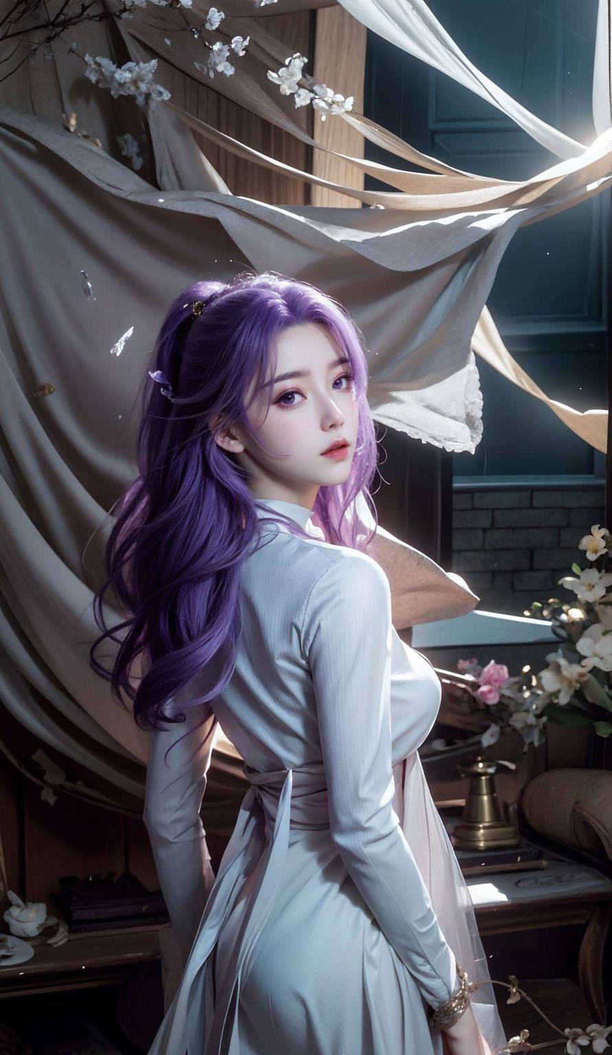 淡雅色调云霄师兄身姿挺拔