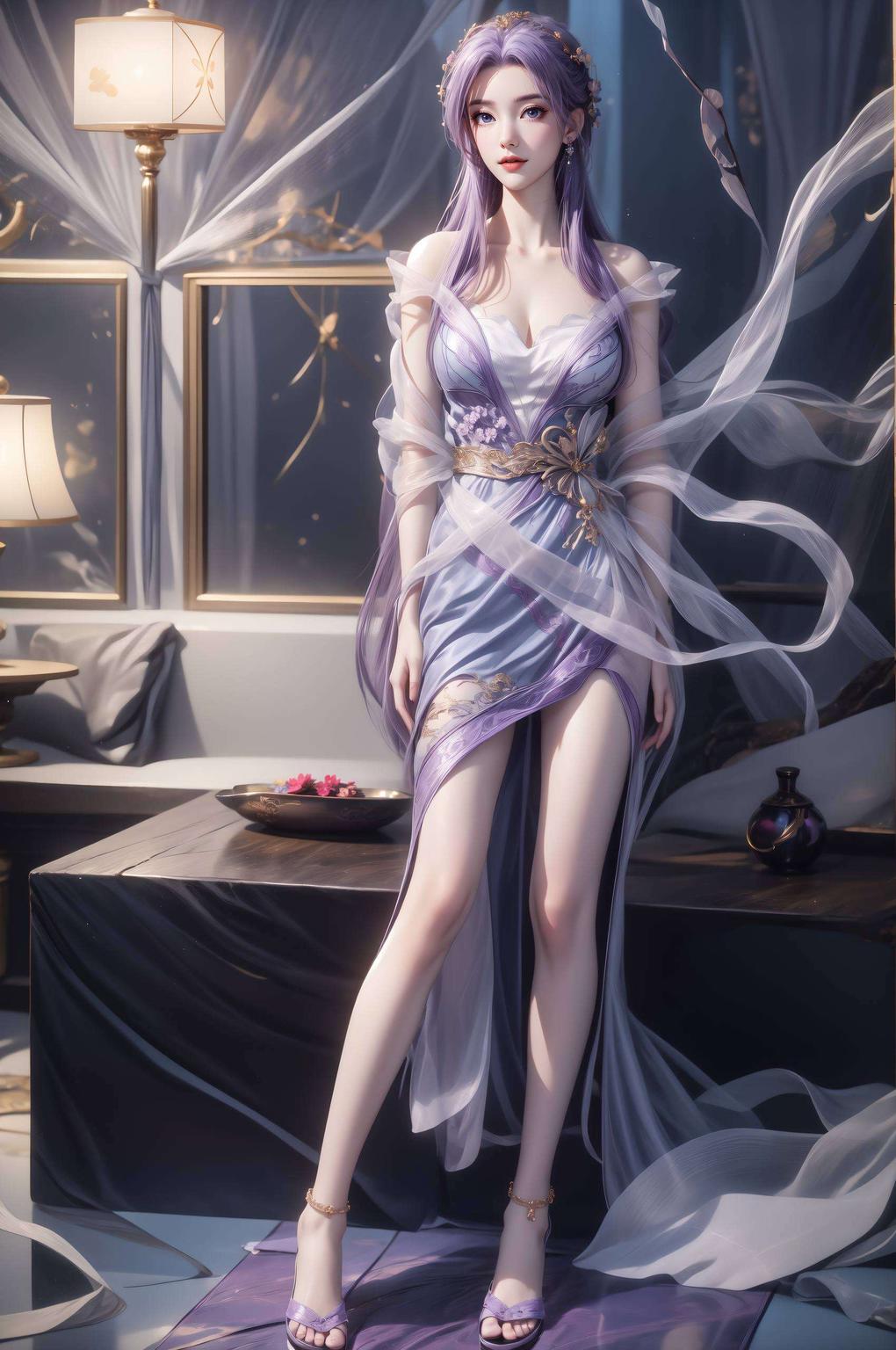 梦幻光影交织云霄唯美壁纸