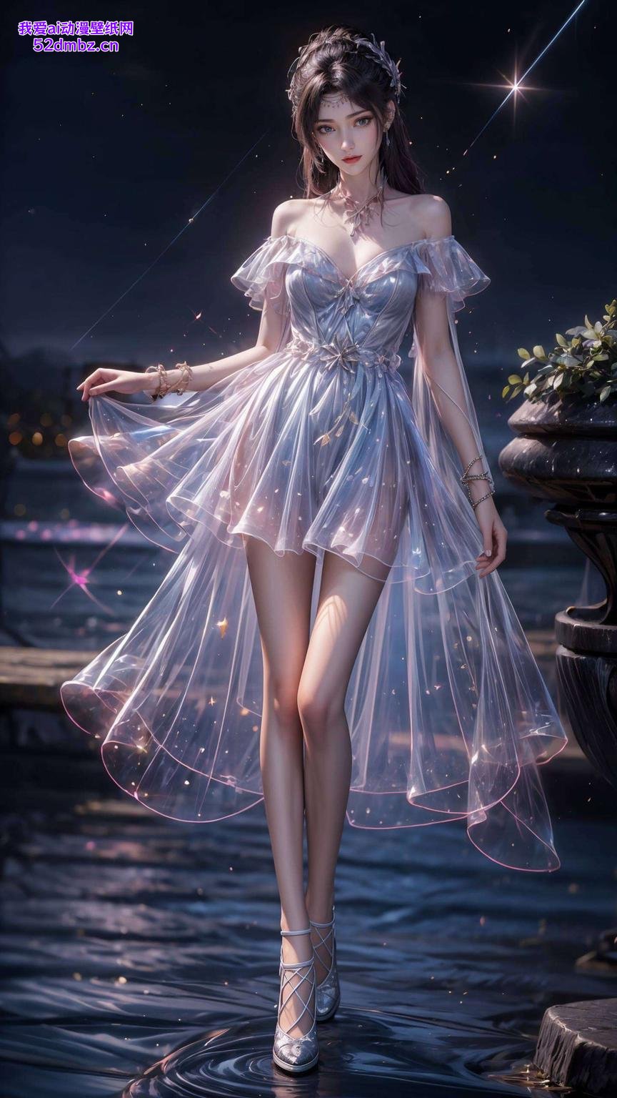 优雅唯美紫气萦绕