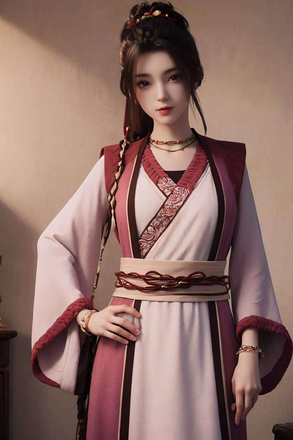 粉色背景中藏着神秘魅力美得不像话！